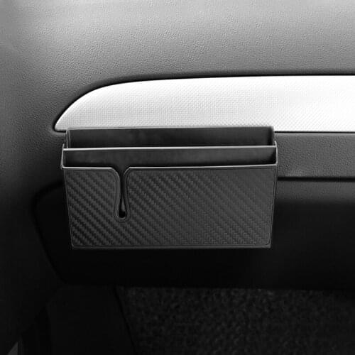 AOZBZ Car Organizer Auto Seat Tidying Bag Compact Container Phone Holder Stand Car Storage Box For Phone Charge Keys Coins