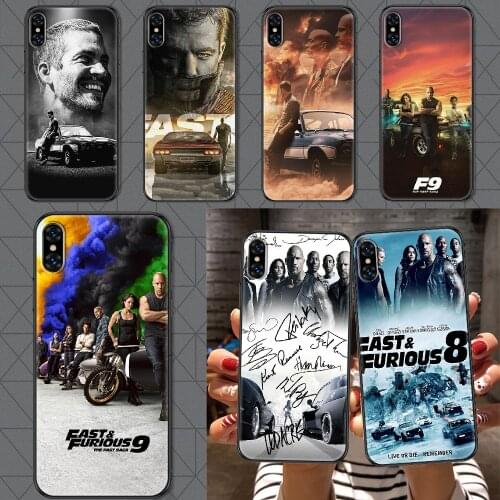Fast and Furious Moive Phone Case Cover Hull For iphone 5 5s se 2 6 6s 7 8 12 mini plus X XS XR 11 PRO MAX black trend back art