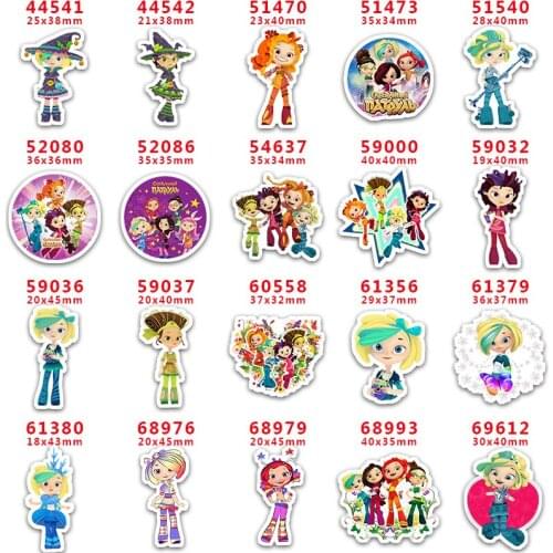 Choshim Diy accessories Cartoon flat back planar resin diy decoration crafts accessories 10pieces,DIY handmade PR44541