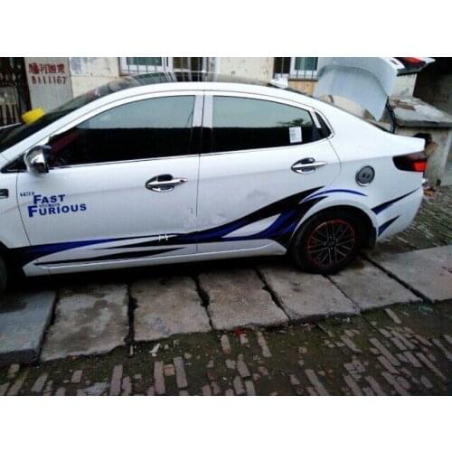 Whole Car Body Waist Line Decorated Sticker For Kia K2 K3 K5 Z2CA791