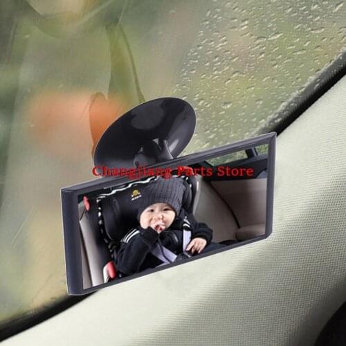 Baby Mirror Auto Car Accessorie Universal Black 12cm Car Easy View Rear Back Seat Baby Child Safety Mirror Suction Mirror Rear