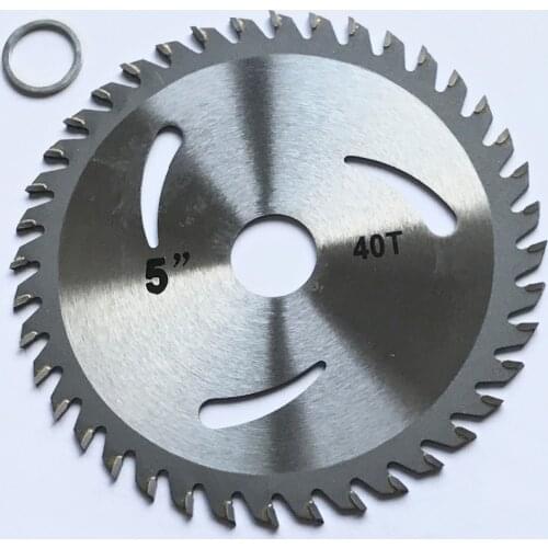 Free shipping 1PC decoration grade125*22/20*30/40Z TCT saw blade for wood/MDF/plastic cutting for home DIY decoration purpose