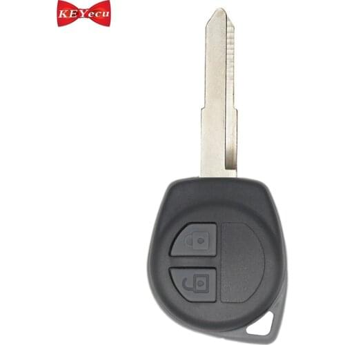 KEYECU for Suzuki SX4 2007-2013 Remote Car Key Fob 2 Button 433MHz/ 315MHz ID46 Chip