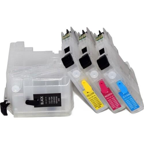LC115 LC119 Refillable Ink Cartridge for Brother MFC-J6570 MFC-J6970 MFC-J6770 MFC-J6975 Printer with Chip