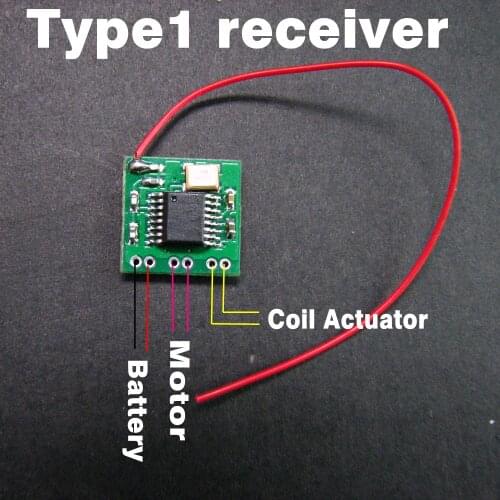 Mini model plane aircraft RC receiver 3 channels 900mhz Coil actuator