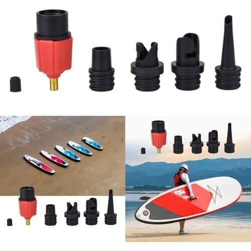 Inflatable Pump Adaptor Air Valve Adapter For Surf Paddle Board Dinghy Canoe Inflatable Boat Tire Compressor Converter Nozzle