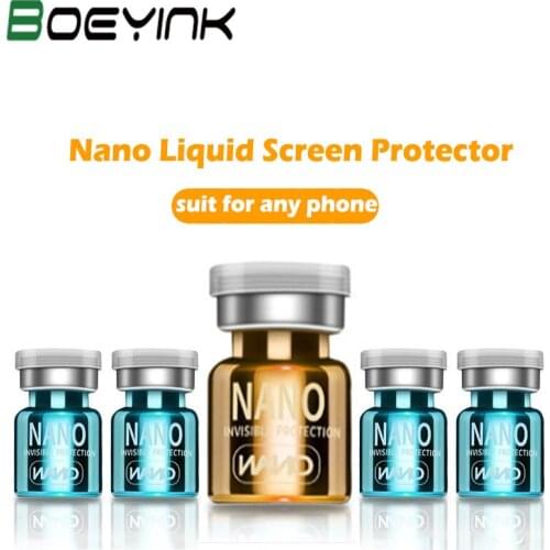 Nano Liquid Screen Protector For iPhone 12 11 Pro XS Max X XR 7 8 Plus Oleophobic Coating Universal Film For Samsung S21 Xiaomi