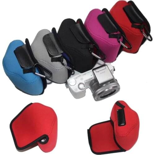 Neoprene Soft Waterproof Inner Bag Case for SONY NEX-5T NEX5T NEX-5R NEX5R Mirrorless System Camera Protective Cover