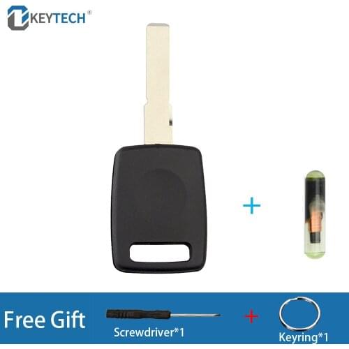 OkeyTech Original Transponder ID48 Chip Car Key Shell Case Cover Replacement For Audi A4 A4L A6 A6L A3 Q3 HU66 Uncut Blade