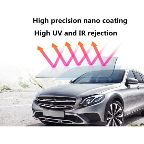 Window Tint SUNICE 50X200CM (1~2pcs side windows) Car Auto Home Window Tint Films Summer UV Protector, Heat Control Solar Film