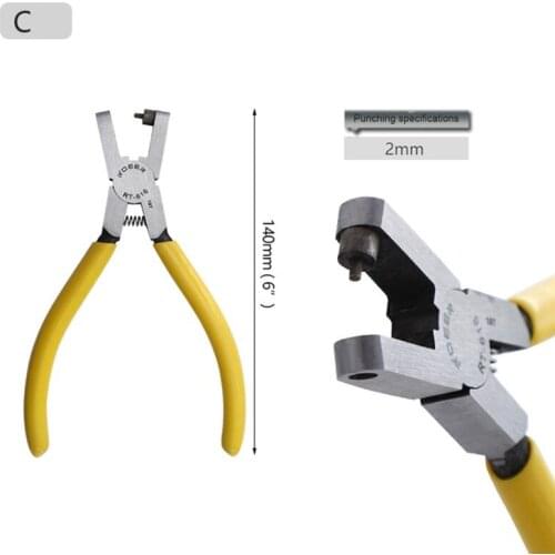 New Sturdy Leather Belt Hole Punch Pliers Eyelets Puncher Sewing Machine Bag Setter