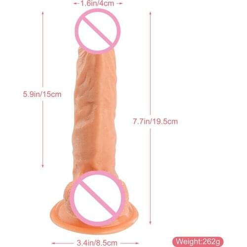 Realistic Dildo With Super Strong Suction Cup Erotic Jelly Dildo Sex Toys for Woman Artificial Penis G-Spot Simulation