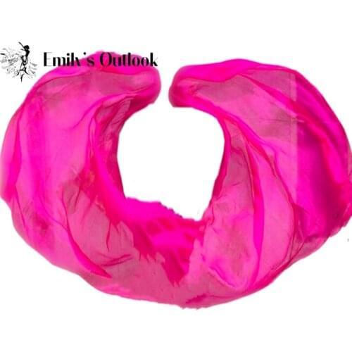 200*90cm Kids Girls Silk Veil Solid Color Bellydance Hand Thrown Scarf Shawl Children Dancer Props Pink Purple Free Shipping