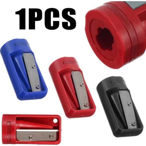 1pcs Woodwork Carpenter Pencil Sharpener Plastic Cutter Shaver Narrow Sharpening Tool 3 colors