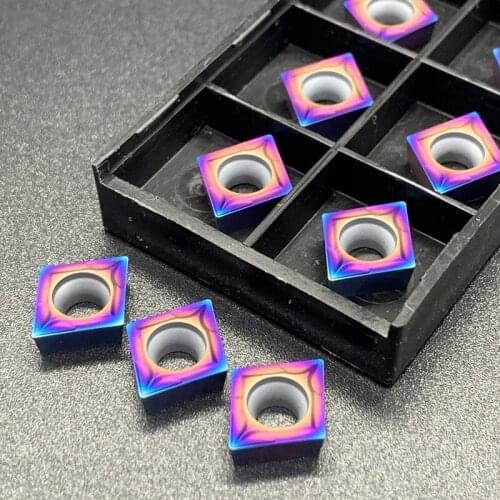 Carbide CCMT09T304 Turning Tool Blue Flame Series CNC Milling Blades ccmt09t304