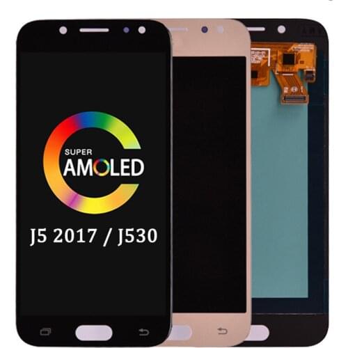 Super AMOLED Original 5.2"For SAMSUNG Galaxy J530 LCD Display Touch Screen Digitizer For SAMSUNG J5 2017 Display SM- J530F J530M