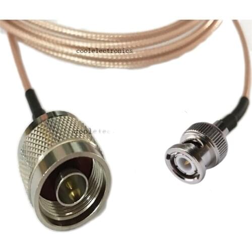 1m 2m 3m 5m 10m RF Pigtail Cable RG316 BNC Male Plug to N male Plug Coaxial Cable
