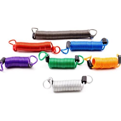 1Pc 1M/1.5M/2.5M Bike Spring Cable Lock Anti-Theft Rope Alarm Disc Lock Bicycle Security Reminder Motorcycle Theft Protection