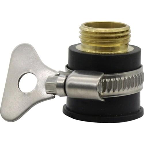 2 Pcs 1/2" Male Thread Universal Water Faucet Adapter For Transfer 15-20mm Diameter Tap Garden Irrigation Connectors