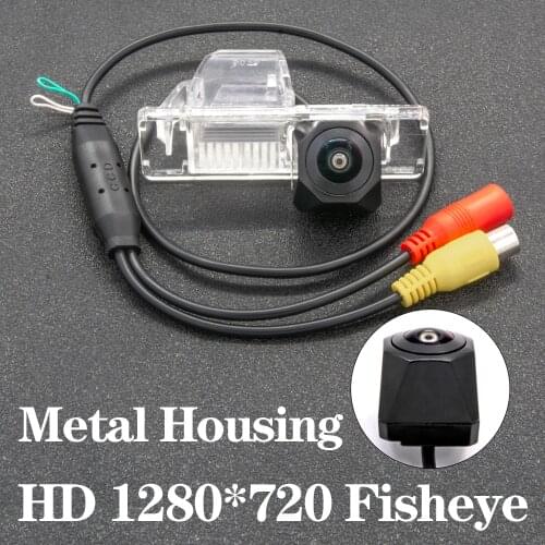 HD 1280*720 Fisheye Metal Housing Car Reversing Rear View Camera For Serena MkIII C25 MkIV C26 MK5 Primera P12 Pulsar C13