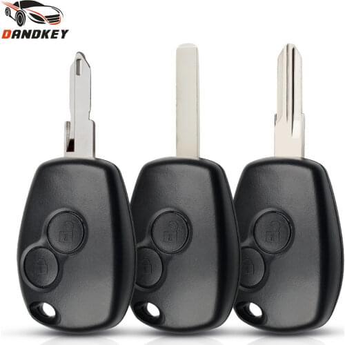 Dandkey For Renault Megan Modus Clio 3 Kangoo Twingo Logan Sandero Duster 2 Buttons Car Remote Key Shell Case For Nissan Almera