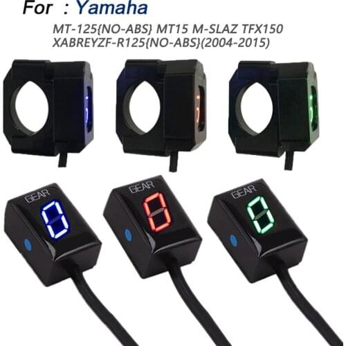For Yamaha MT-125 MT15 M-slaz TFX150 Xabre YZF-R125 Motorcycle 1-6 Speed LED Gear Display Digital Indicator