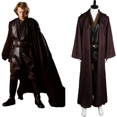 Star Cosplay Wars Costume Anakin Skywalker Costume Full Set Anakin Skywalker Cosplay Halloween Carnival In Stock Full Set