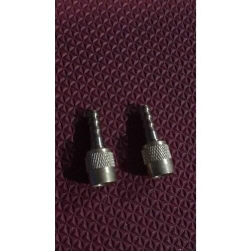 500pcs/lot Copper Tyre Valve Air Connector Car Truck Airline Inflator for 6mm Hose Brass Bike Valves