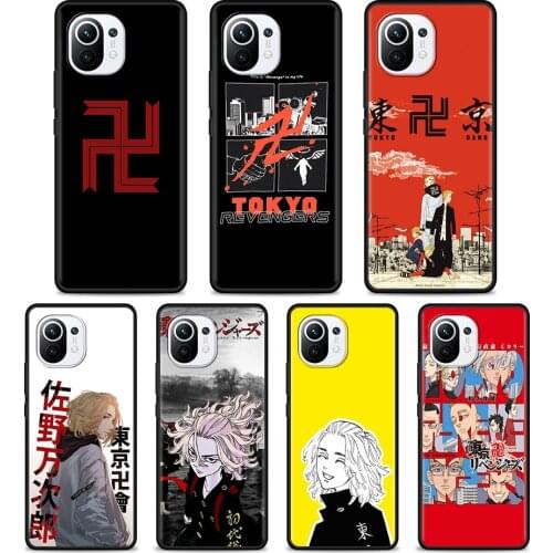 Soft Case for Xiaomi Mi 11 Lite 9 9T 10 10T 11X Pro 11i 10s 11 Ultra 9 SE Mi Note 10 Lite TPU Phone Cover Anime tokyo revengers