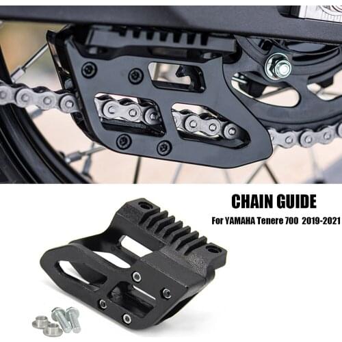 Chain Guide Pulley For YAMAHA Tenere 700 TENERE700 XTZ XT700Z T 700 T7 Chains Stabilizer Chainring Protector Plate Guard Cover