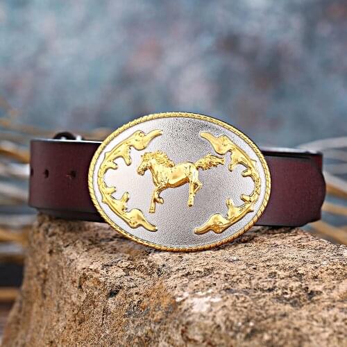 Cowboy belt White gold buckle One body button leather belts Mens classic Ladies fashion belts