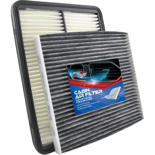Bi-Trust Engine & Cabin Air Filter replacement for 2013-2016 Hyundai Santa Fe Sport/2013-2019 Hyundai Santa Fe XL V6