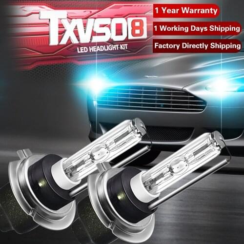 TXVSO8 Universal Xenon H7 Car Headlights Bulbs 12V 4300K 5000K 6000K 8000K 10000K 12000K Light Mini HID Lamps 35W/55W Ampoule
