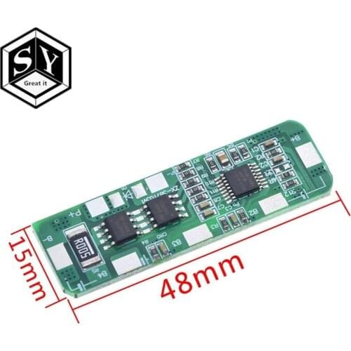 GREAT IT Over Protection! 4S 4A-5A 18650 Li-ion Lithium Battery Protection Board 4 Pack PCB BMS 4.25-4.35V To 2.3-3.0V