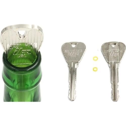 1 set Easy to do Magic Tricks Key into Bottle fold keys Magic Tricks close up magic illusion magician gimmick