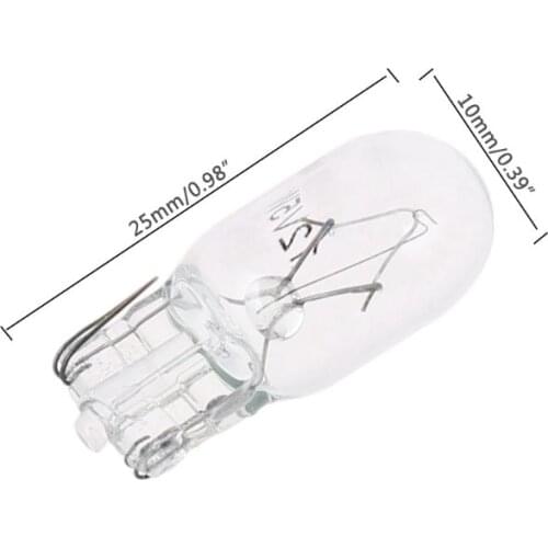 Car light Lamp T10 W5W Cool White 5W Halogen Bulb Signal Interior New 1PC