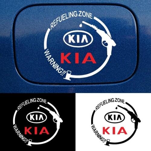 1pc Car Badge Waterproof Fuel Tank Body Sticker Car Fuel Tank Cap Sticker for KIA K2 K3 K5 Sorento Sportage R Rio Soul Cap