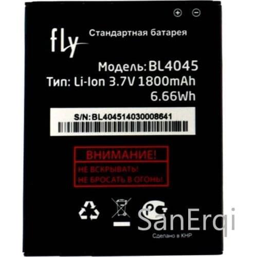 10pcs 1800mAh 6.66Wh BL4045 / BL 4045 Phone Replacement Battery For Fly BL4045 Batterie Bateria Batterij Battery