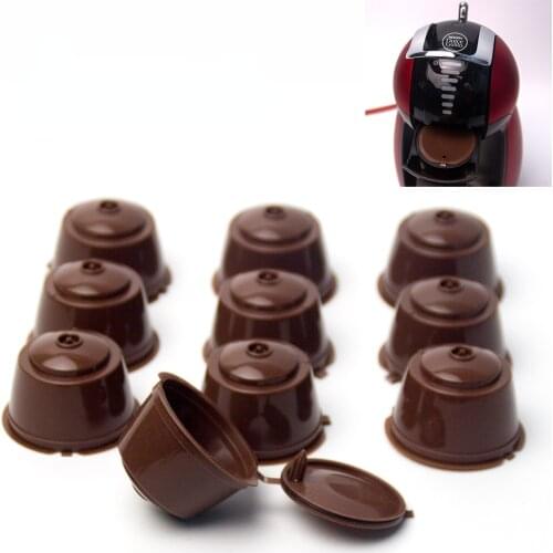 5PCS Refillable Capsules for Nescafe DOLCE GUSTO Coffee Capsules Reusable Filter with Spoon Brush Coffee Pods High Quality