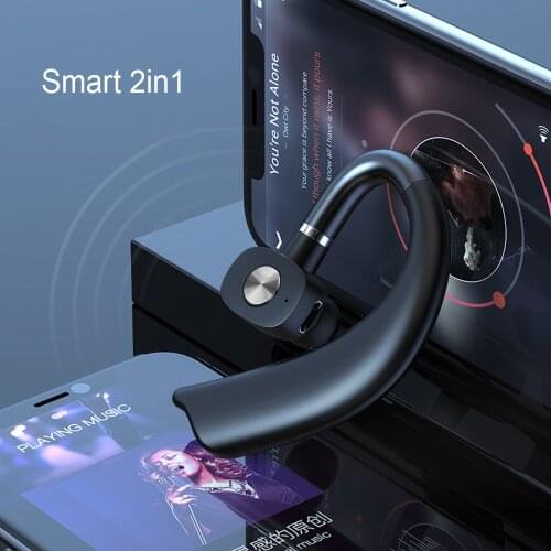KEBIDU Business Bluetooth Headset Car Bluetooth Handsfree Wireless bluetooth Earphone with Mic for iPhone Xiaomi Samsung PK V9