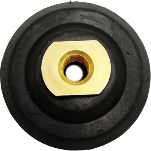 DIATOOL Dia 80mm M14 Soft Rubber Back Pad Holder 3 Inch Soft And Strong Body Backer for Polishing Pad