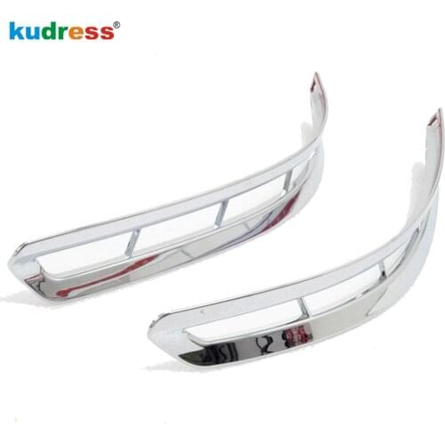 For KIA Optima K5 2011 2012 Chrome ABS Rear Fog Light Cover Trim Tail Fog Lamp Hoods Foglamp Protector Accessories Trims
