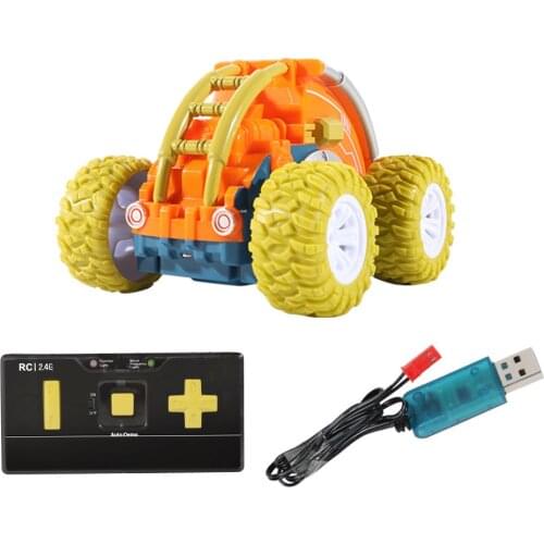 Car Toy Remote Control Model Rotating Automobile Model Cartoon Children Playset Kid Toy Gift