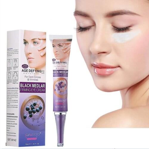 Black Goji Eye Cream Against Puffiness Remove Dark Circles Under The Eyes Firming Ageless Anti-Wrinkle Anti-Puff Eye Cream