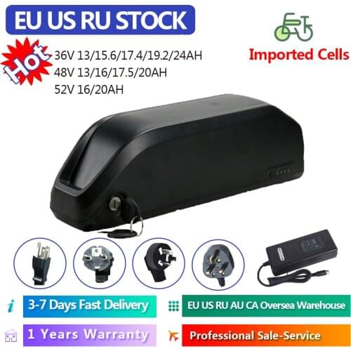 Electric eBike Battery 52V Samsung 18650 48V 20AH 17.5AH 36V Battery Lithium Pack Fit for E Bike Bafang Motor BBSHD BBS02B BBS01