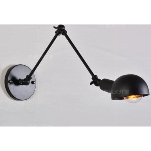 Loft wall light bedroom light wood corridor aisle dining room espelho home deco