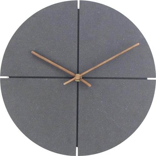 Wooden Wall Clock Simple Modern Design Nordic Minimalist Wall Clocks Artistic Wall Watch Home Decor Reloj Pared Madera Clock New