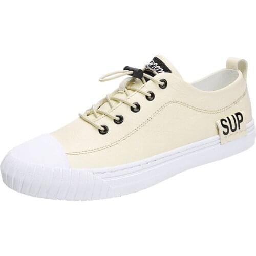 TaoBo 2019 Classic Mens Canvas Shoes Running Outdoor Breathable Korean Version All with White Flat Bottom