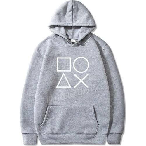 NEW 2021Game Fashion Creative game Print Hoodies Playstation Controller Men and Women neutral Sweatshirt Hoody Tops