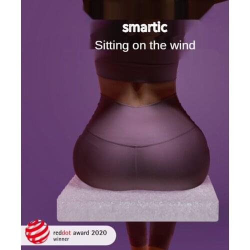 Air Fiber Seat Cushion Anti Decubitus Breathable Sitting Pressure Release Spine Protection Cushion for Office Chair Car Seat